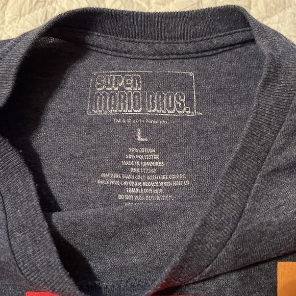 Super Mario bros t-shirt. Blue. - Picture 4 of 4